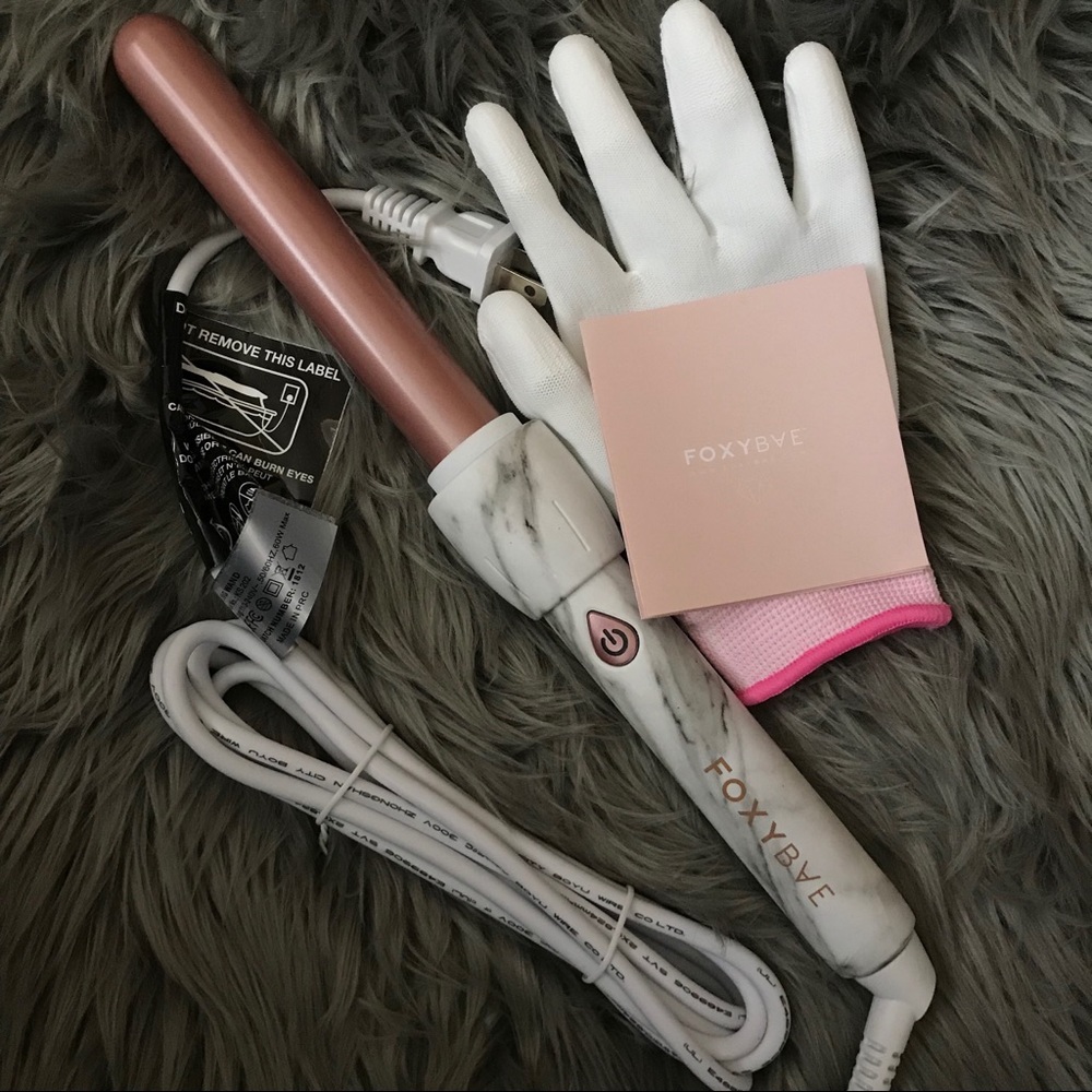FoxyBae rose gold 25 MM curling wand